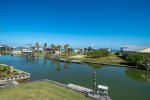 Gorgeous canal views from the peninsula lot 